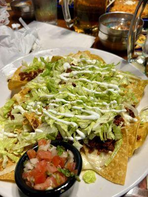 Chorizo nachos, excellent!