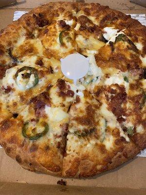 Jalapeno Popper Pizza