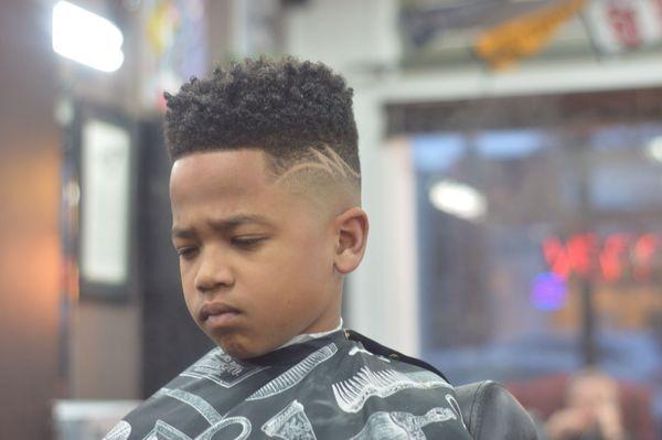 Children are all welcomed at Real Wild Kutz Barbershop.