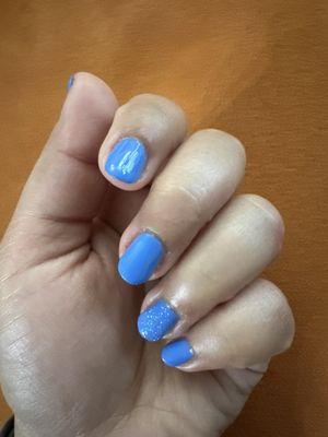 Gel Manicure.