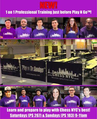 Sign-up for professional training in Chess.