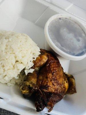 1/4 Quarter Chicken Lunch Special