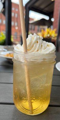 Butterbeer with less whipped cream