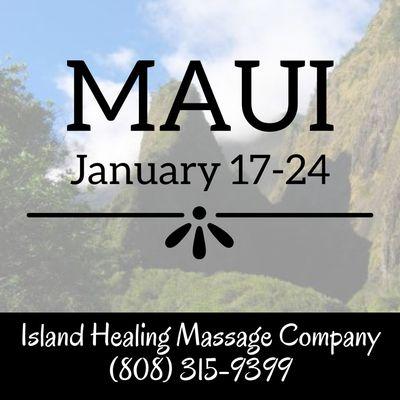 First Maui Pop Up of 2019!  Book today!