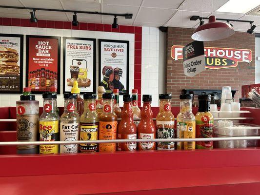 Hot sauce bar