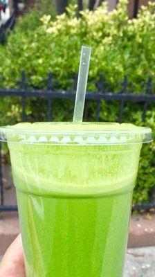 The greenest smoothie I ever had!