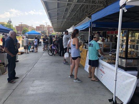 When you get to the Farmers Market, it's in The Shed, open on weekends.