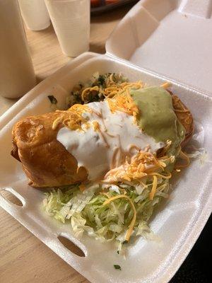 I'm going to dream about this chimichanga.