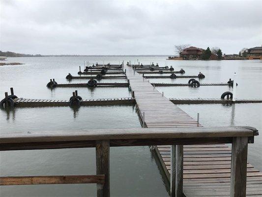 Dock rentals in Houghton Lake.