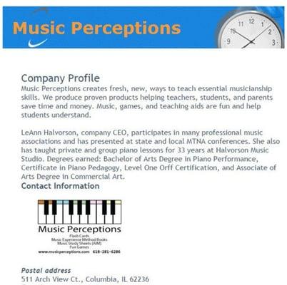 I create a lot of the teaching materials I use. Visit my website: www.musicperceptions.com to see the possibilities for music learning.