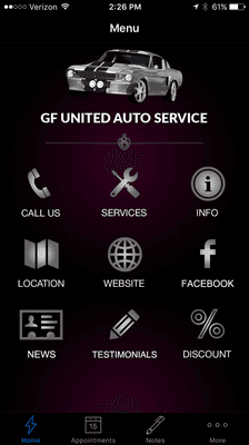 New app for your phone "gf united"