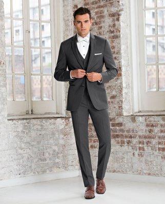 Michael Kors Ultra Slim Steel Grey Wedding Suit