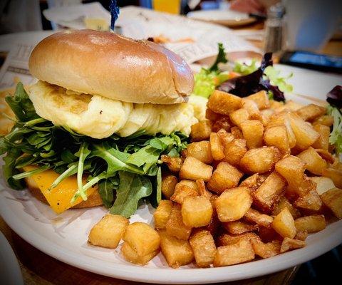 Arugula burger