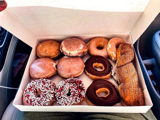 A dozen donuts