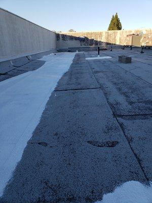 Application of silicone based roof coatings title #24 compliant