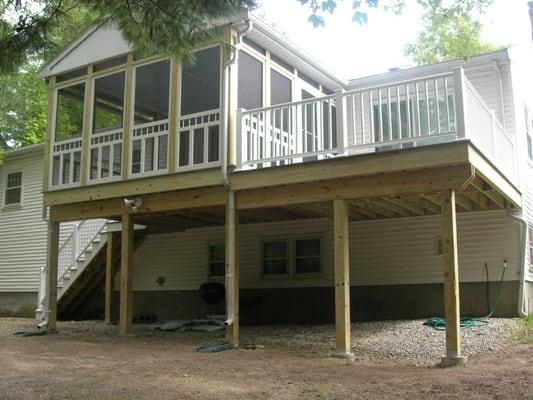 Screen Porch and Deck