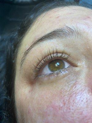 Eyelash lift