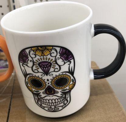 9/15/20. Tuesday afternoon. SWEET sugar skull mug!!