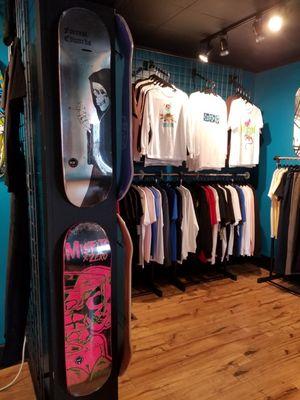 Zero Skateboard Decks, WKND T-Shirts and many other brands