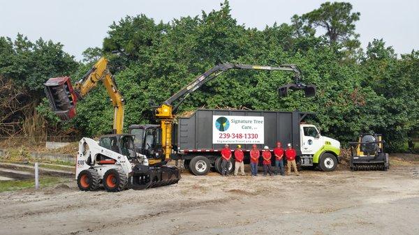 Land clearing, full or selective Naples,Florida