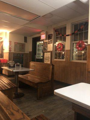 More of the dining area.  Decorated in Reds memorabilia.