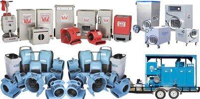 Water Damage Drying equipment