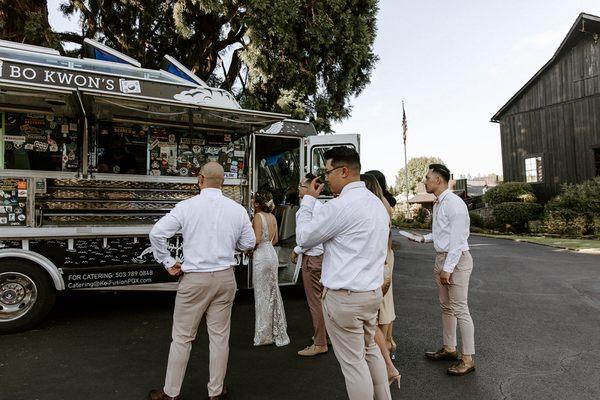 Koi Fusion Food Truck Wedding Catering