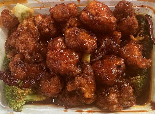 General Tso's Chicken. Excellent!