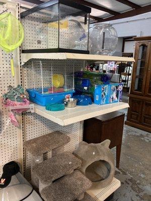 They even have a used pet supply section!