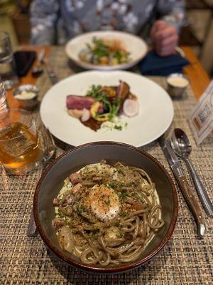 Rye Bucatini carbonara