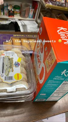 all kinds of nepalese sweets:D