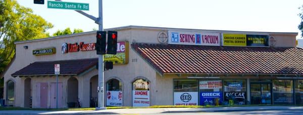 The shop located on the corner of rancho santa fe road and cherokee