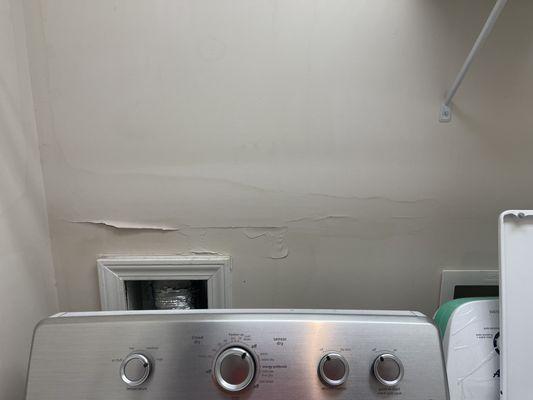 Water damage not reported by the tenant