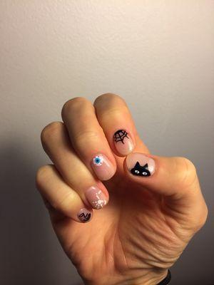 Custom Halloween mani