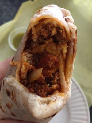 Carne asada burrito