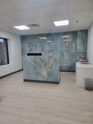 Reception desk