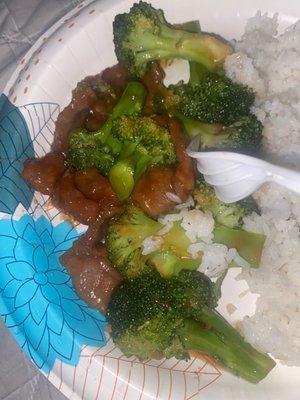 Beef and broccoli