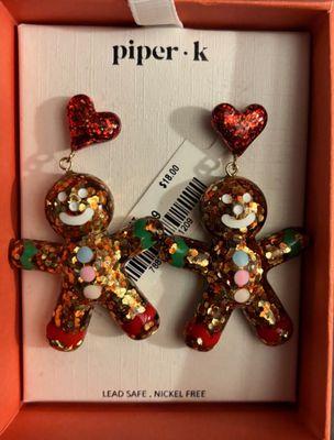 bling gingerbread men earrings?! Yes please - another self treat! ;)