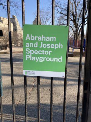 One of the largest playgrounds in Central Park. Posted 03/14/21