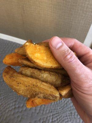 Potato wedge cluster...