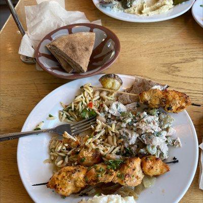 Chicken Kabob, Chicken Salad