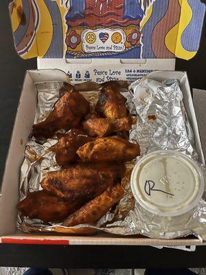 Lemon pepper Buffa Love Fire Roasted Wings