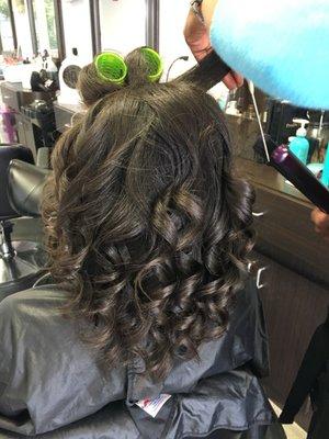 Curls for prom @J's Hair Design