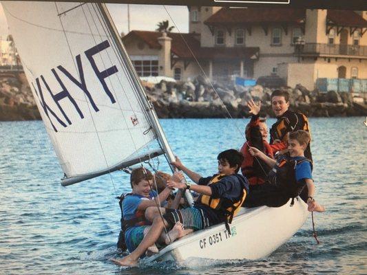 Sailing is loads of fun at King Harbor Youth Foundation . Sign up for summer sailing SailRedondo.com