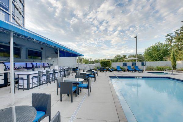 AQUA Poolside Bar area for outdoor seating.