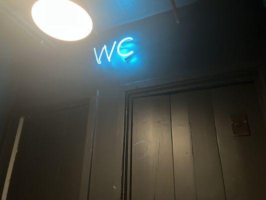 WC sign