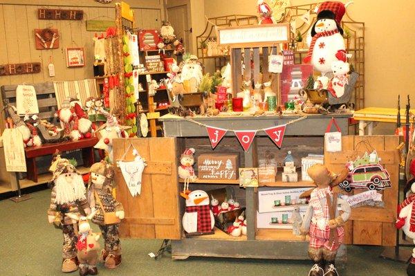 Shop our extensive array of Christmas decor selections, available each year from July through February!