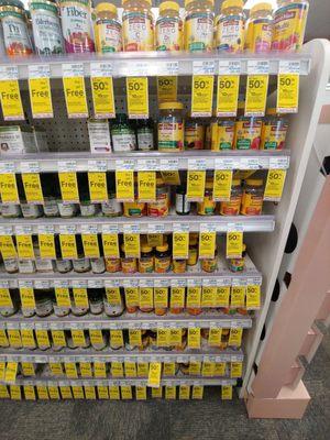 Wow! All vitamins/supplements on sale 6/16/24