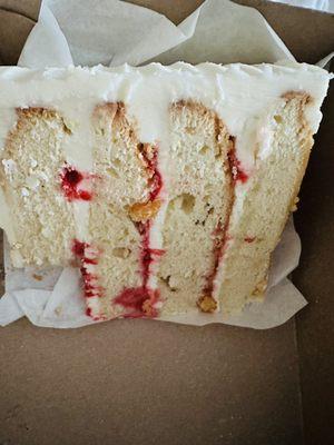 Another view of the raspberry lemon cardamom cake