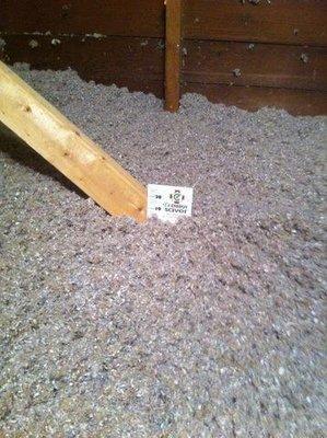 Maryland Attic Now Has R-75 Cellulose Insulation!